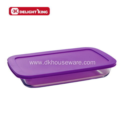 Borosilicate Glass Bakeware Baking Dishes with Lid Takeaway